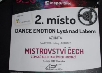 MISTROVSTVÍ ČECH CZECH DANCE MASTERS – 5.5.2019  Chomutov